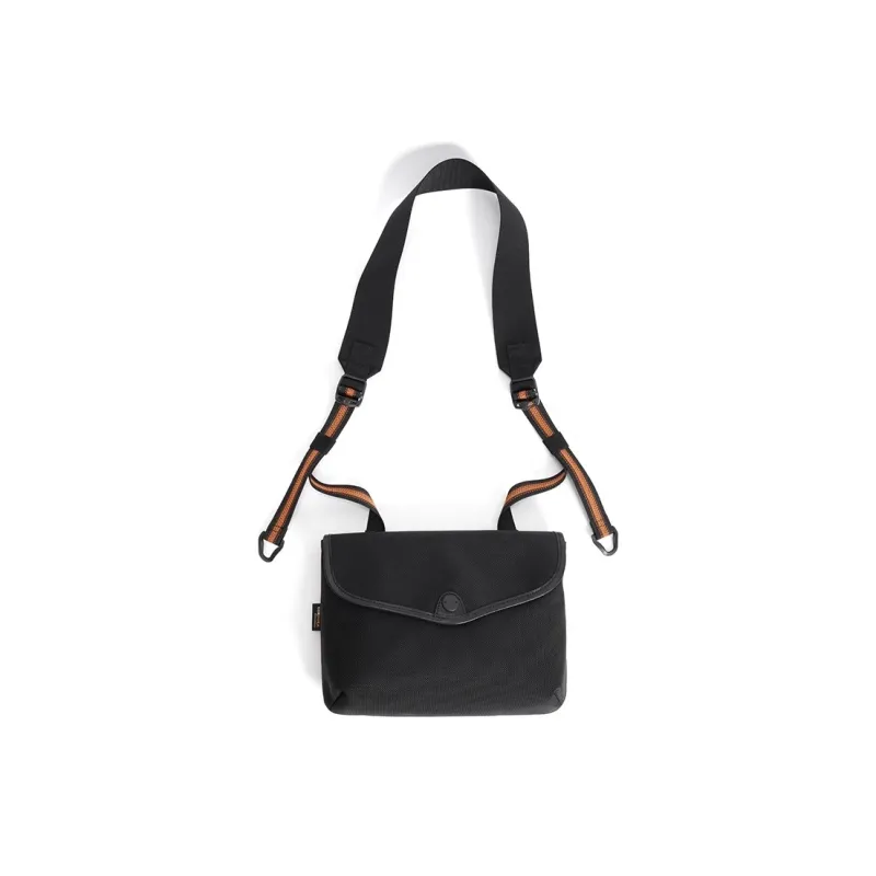 VIHUS Nylon Shoulder Bag, Crossbody Bag Men's Black-0