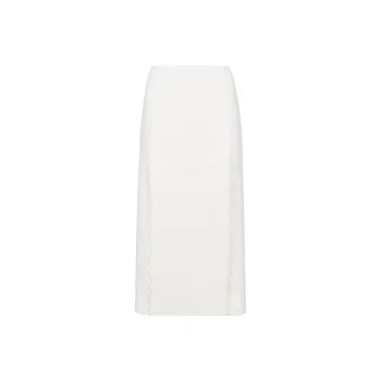 Chloe Casual Long Skirts Women's Milk White