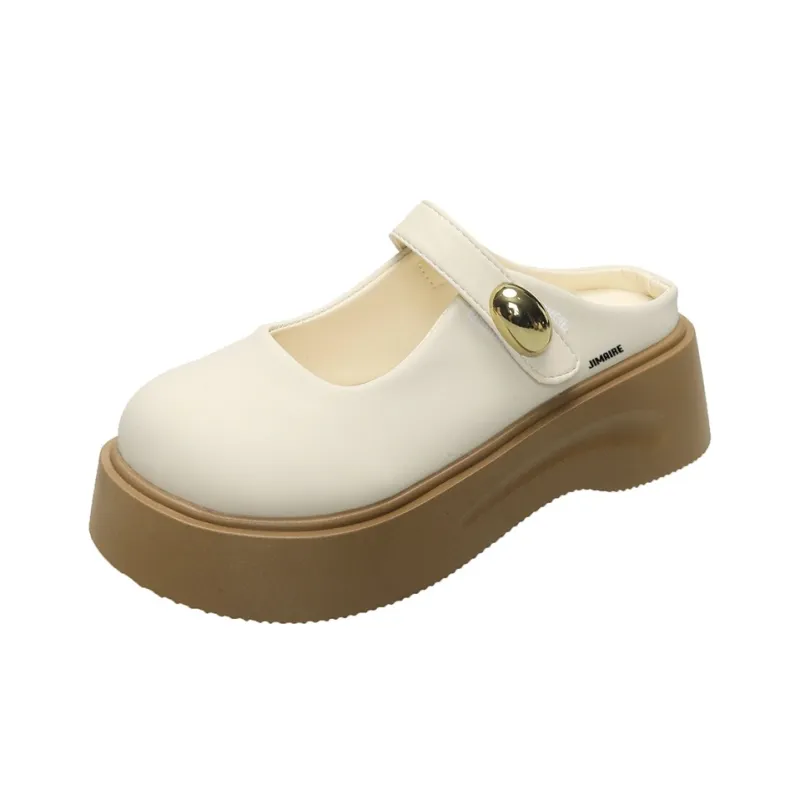 King Jinmai Rubber Sole Slip Resistant Abrasion Resistant Closed Toe Slippers Women's-5