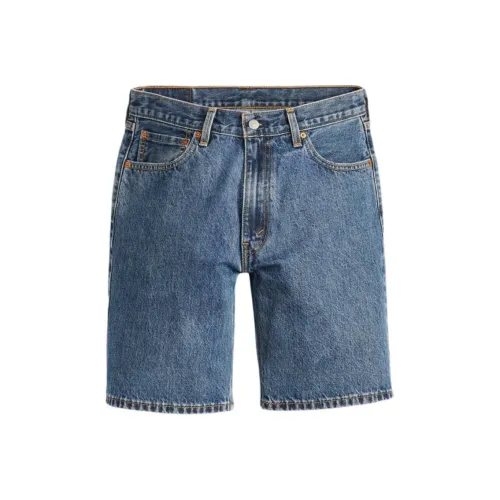 Levis Denim Shorts Men Dark Blue