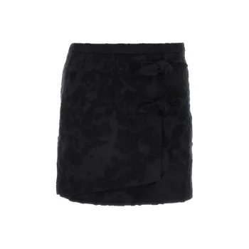 GANNI Floral Pattern Mini Skirt