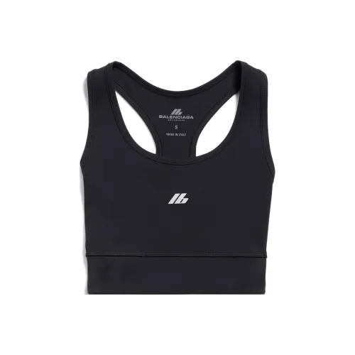 Balenciaga Women's Activewear Sports Bra Black