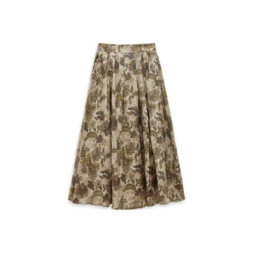 Insect Casual Long Skirts Women's Full Blessing Plum Garden