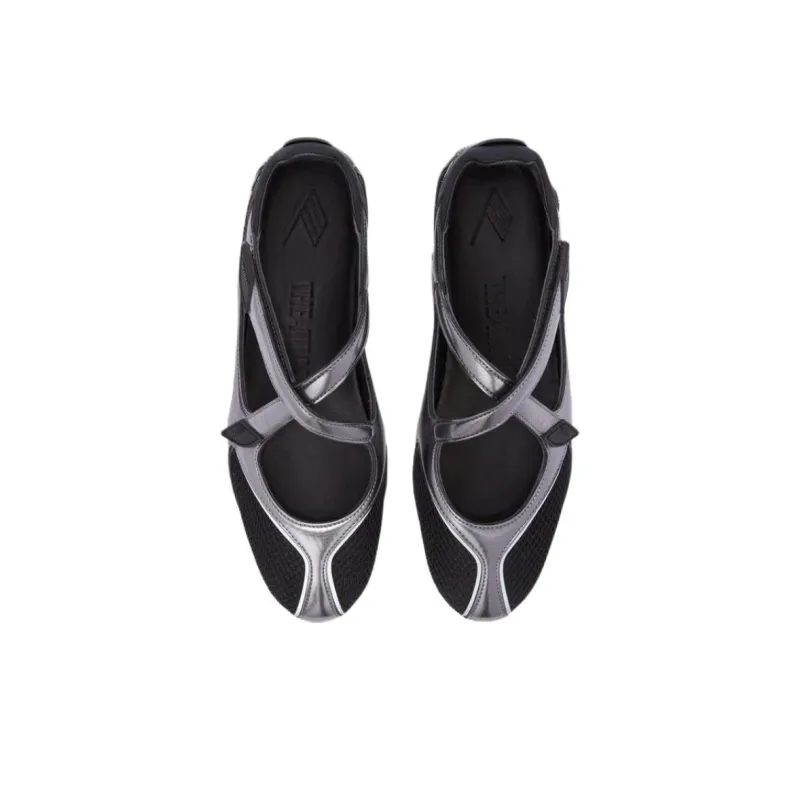 The Attico Floor Casual Single Shoes Women's Black-2
