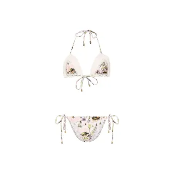 Zimmermann Halliday Crochet trim Bikini