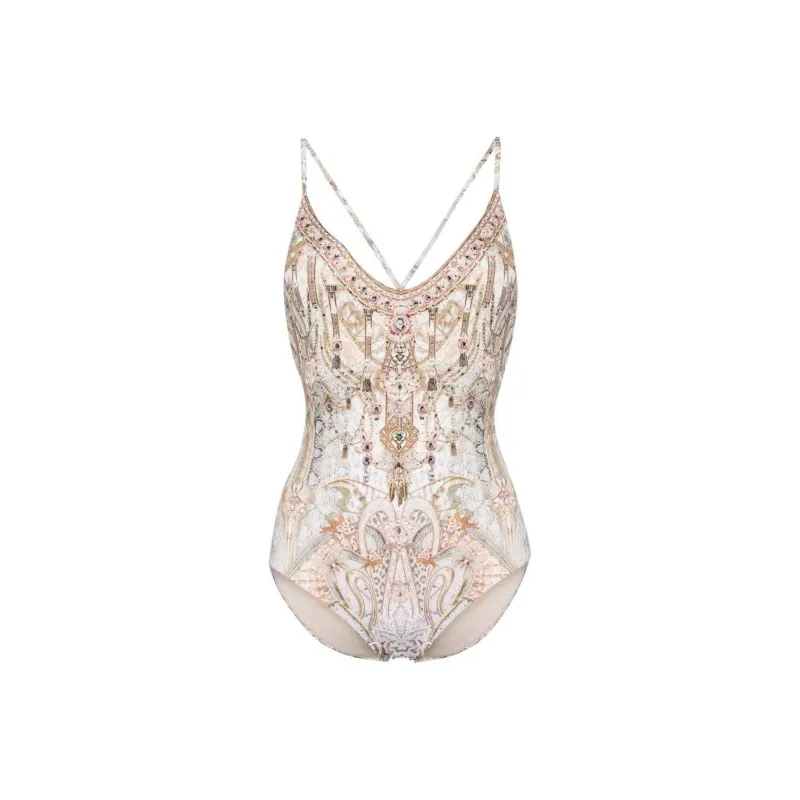 Camilla Tower Tales Graphic print Swimsuit-0