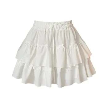 MM Casual Short Skirts Women's White