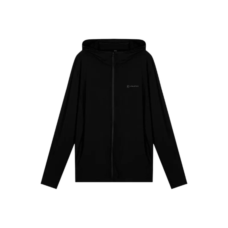 QIAODAN Breathable, Abrasion Resistant, UV Protection Sun Protection Clothing Men's Black-0