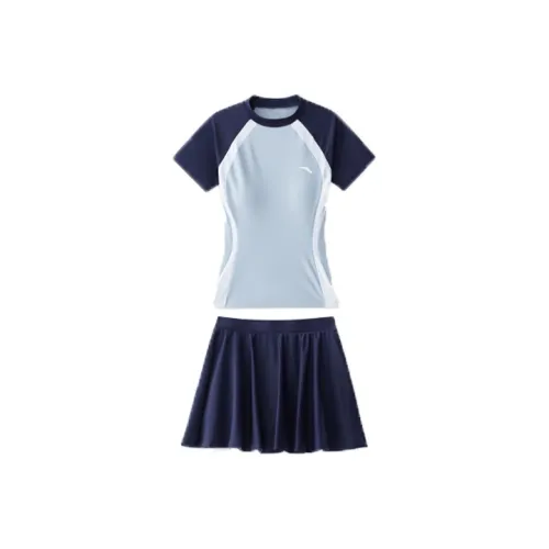 Anta Two-Piece Swimsuits Women's Light Blue
