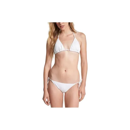MICHAEL KORS Stretch Nylon Triangle Bikini Top