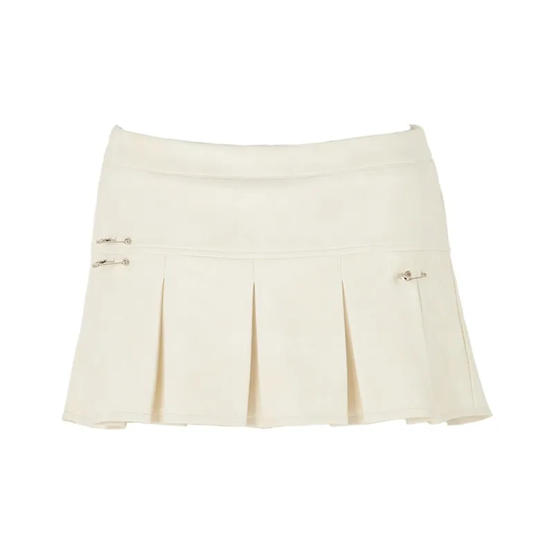 JYOSEI Leather Short Skirts Women's-0