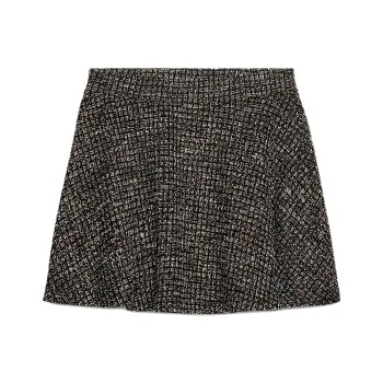 ZARA Casual Short Skirts Women's Burgundy