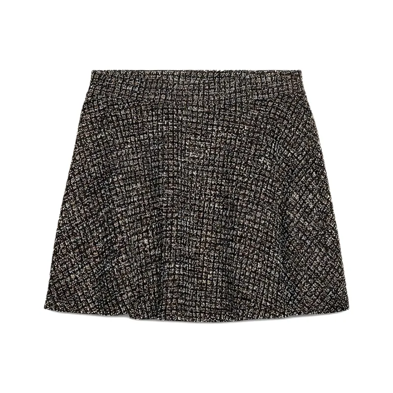 ZARA Casual Short Skirts Women's Burgundy-0