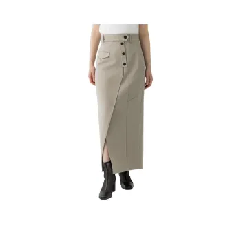 UNITED TOKYO SS24 Casual Long Skirts Women's Light Brown
