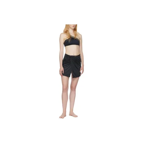 VERSACE Casual Short Skirts Women's Black