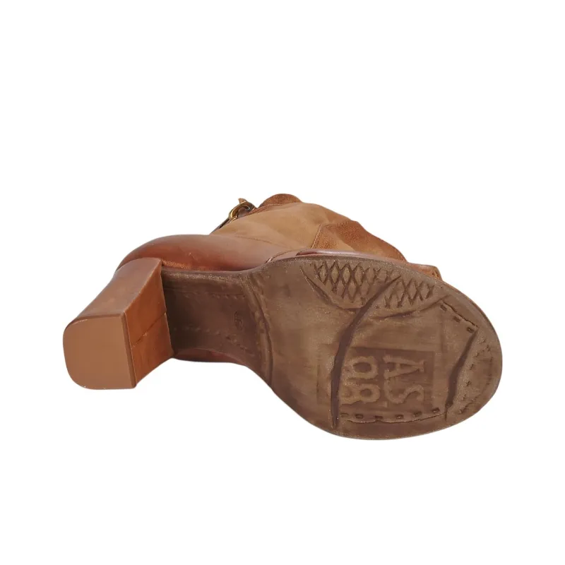 AirStep Basile Mid Ankle Boots 9cm Women's Brown-6