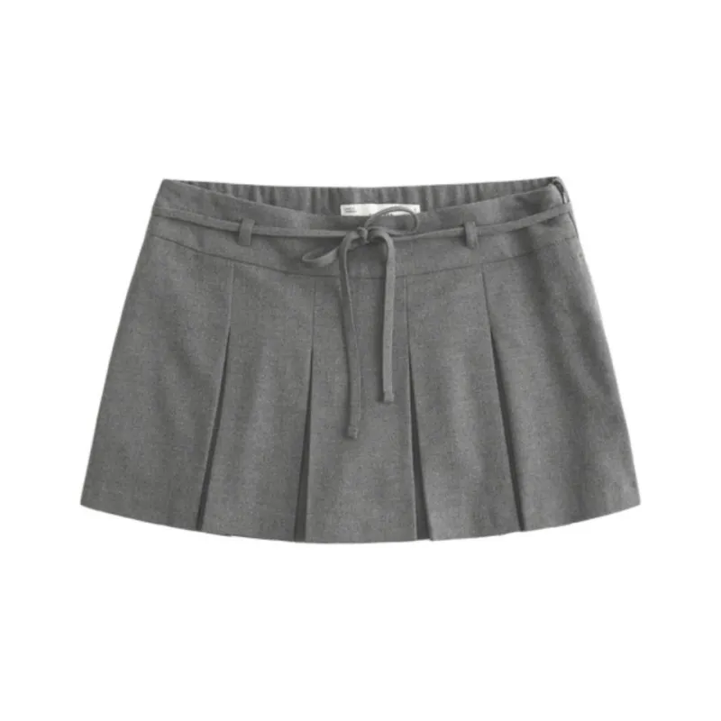 Hollister Casual Short Skirts Women's Gray-0
