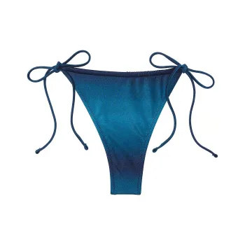 Victoria's Secret Mix & Match String Thong Bikini Bottom / BO Swimming Shorts Women's Blue Gradient