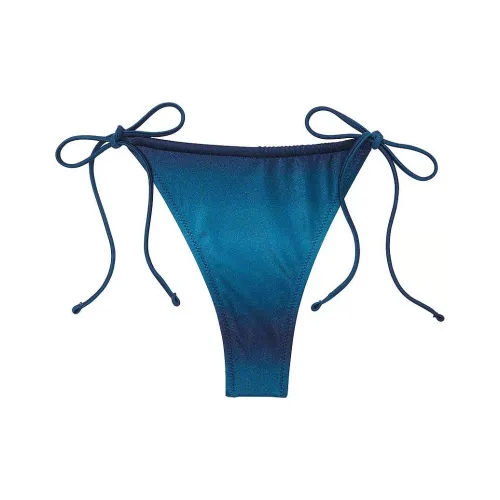 Victoria's Secret Mix & Match String Thong Bikini Bottom / BO Swimming Shorts Women's Blue Gradient