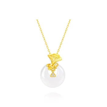 Central Fashion Natural Chalcedony Necklaces Women's
