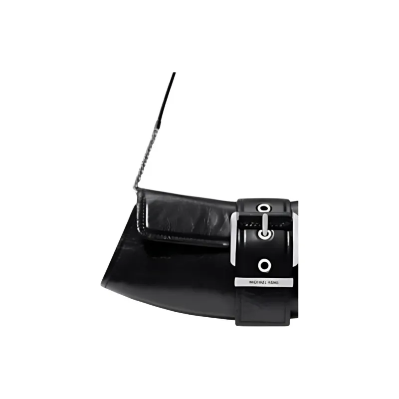 MICHAEL KORS Colby Leather Shoulder Bag Small Size Women's Black-3