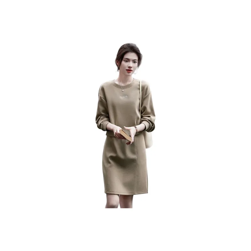 【dme】 Skirt Set Women's Milk Coffee-0
