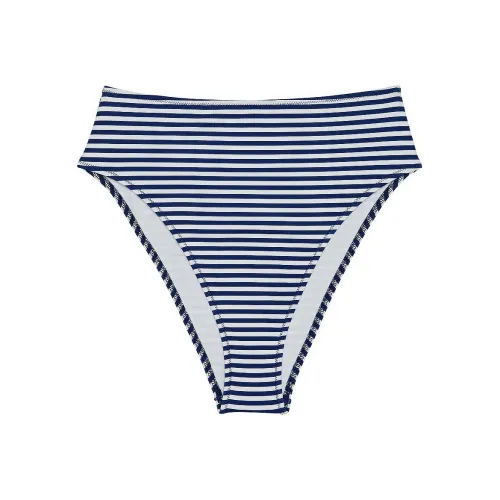 Victoria's Secret PINK HIGH-WAIST CHEEKY BIKINI BOTTOM / FS Swimming Shorts Women's Stripes