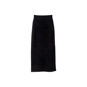 LONGCHAMP Casual Long Skirts Women's Black
