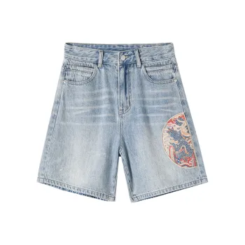 HIPPIEMISS Denim Shorts Women's Light Blue