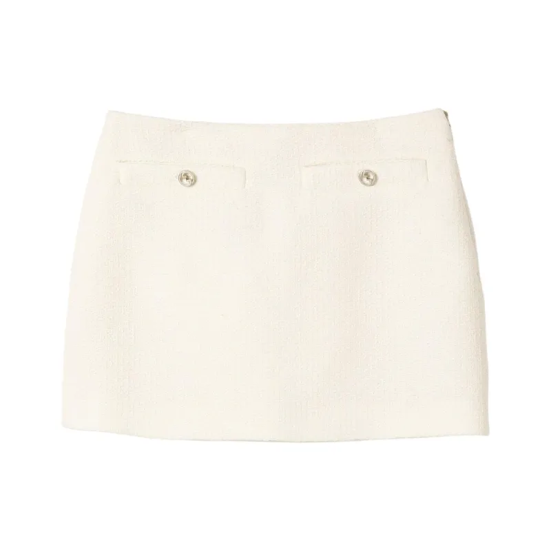 GUCCI Bouclé Mini Skirt-0