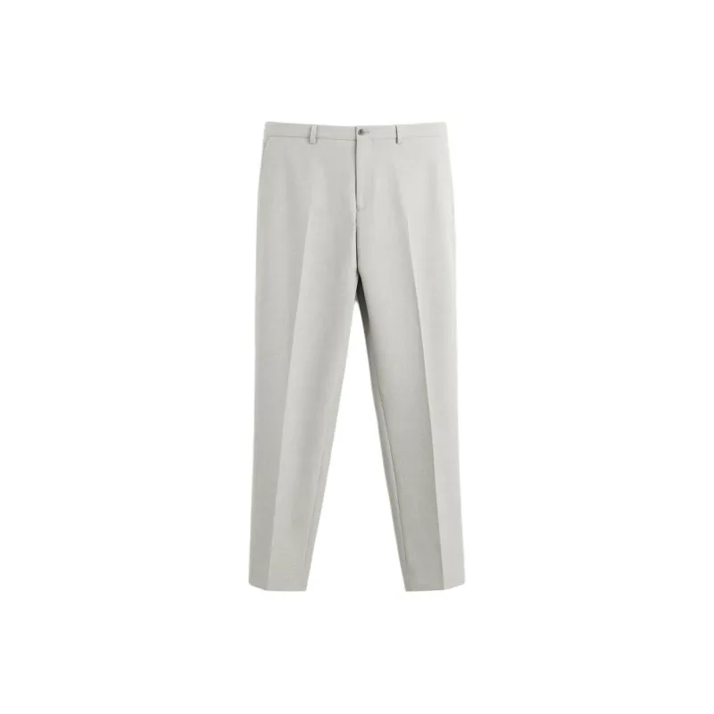 ZARA Suit Trousers Men Beige-0