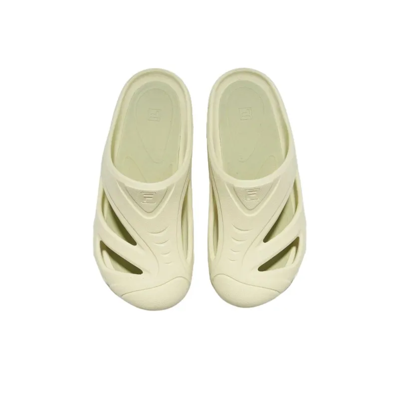 FILA Oakmont Abrasion Resistant Slip Resistant Closed Toe Slippers Unisex Yellow-3