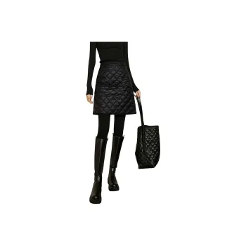 Late White Casual Short Skirts Women's Black