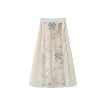 SONDR Casual Long Skirts Women's White