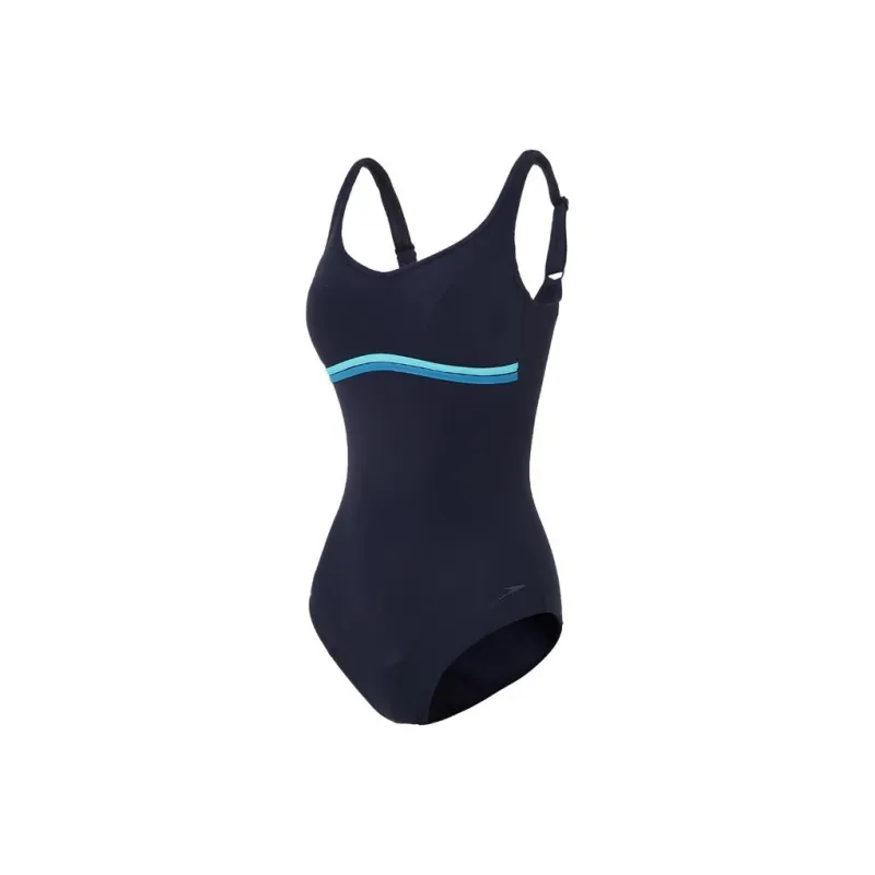 Speedo One piece Swimsuit Women's Navy Blue-0