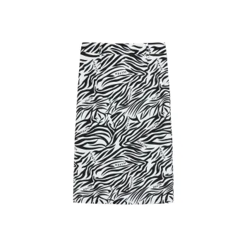 EICHITOO Casual Long Skirts Women's Black Pattern