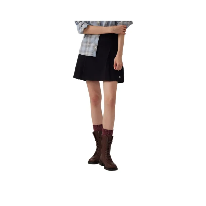 Teenie Weenie Casual Short Skirts Women's Navy Blue-0