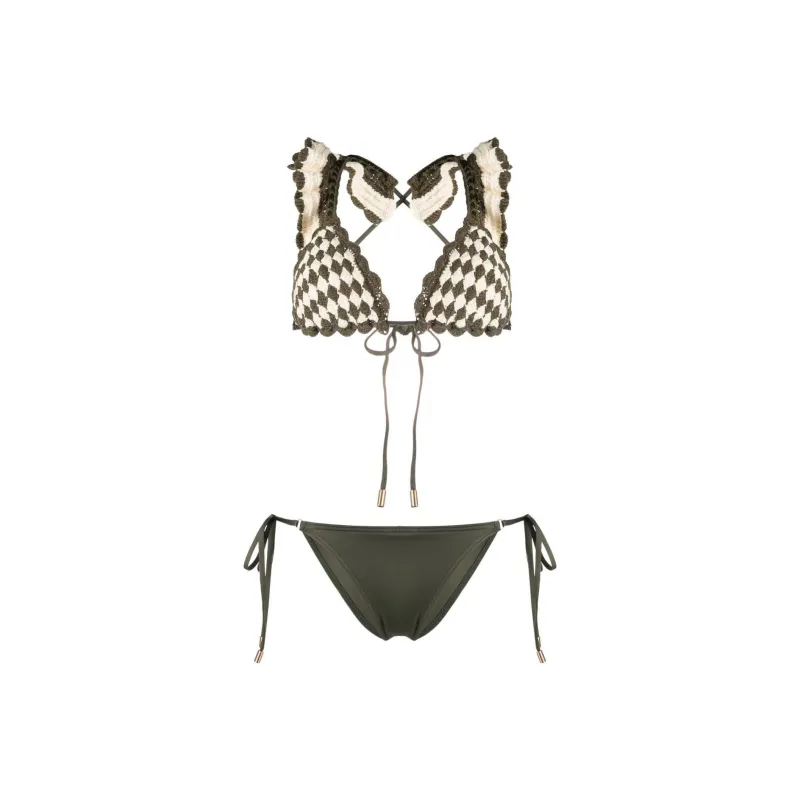 Zimmermann Bikinis Women's Dark Green-0