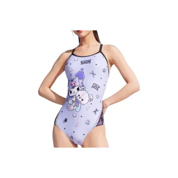 ZOKE x SANLIOU LIANMINGKUAN One-Piece Swimsuits Women's Taro Purple
