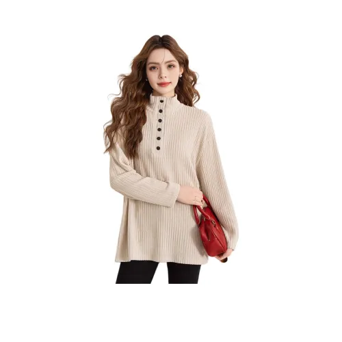 FAWENXIANGZI Drop Shoulder Sleeve T Shirt Women's