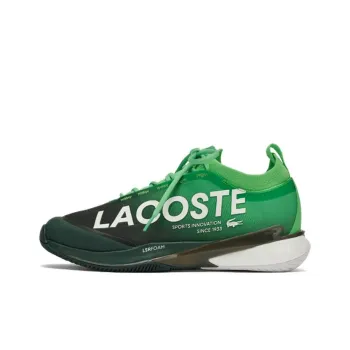 LACOSTE Anti Slip Wear Resistant Low Top Tennis Shoes Men's Green