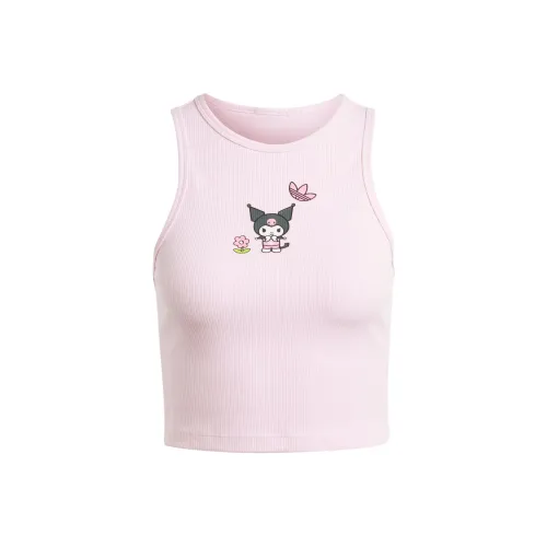 Adidas Originals x Hello Kitty/ Kuromi Tank Top Sport Vests Women's Clear Pink