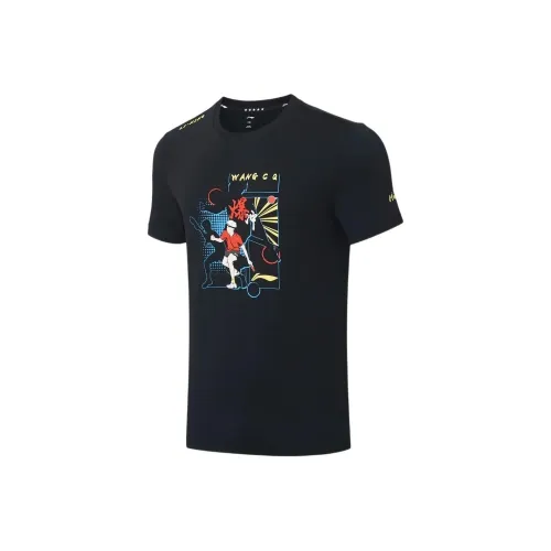 LiNing Table Tennis Series T Shirt Men's Black