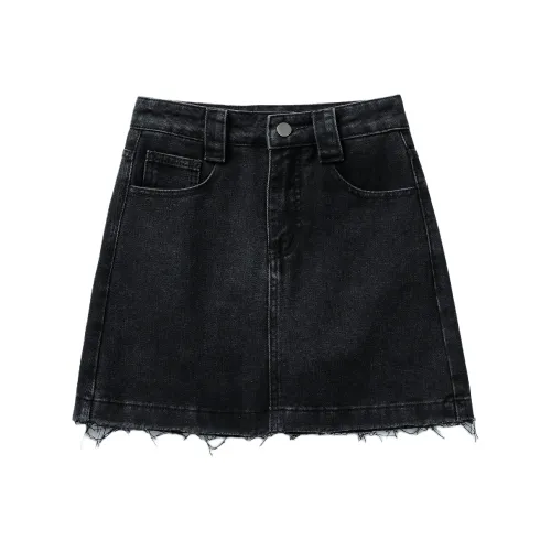 BENGIN Denim Short Skirts Women's Black