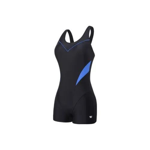 Watertime One Piece Swimsuits Women's Black Blue