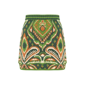 FARM RIO Casual Short Skirts Women's Green