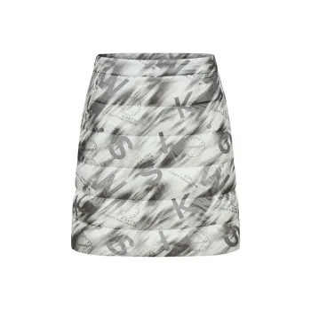 KSWISS Casual Short Skirts Women's White Base Snow Mountain Print