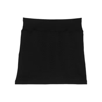 Victoria's Secret PINK Seamless Skort / Pure Black Casual Short Skirts Women's Pure Black