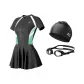 Clothing Sets (Swimsuit+Swim Goggles+Swimming Cap)
