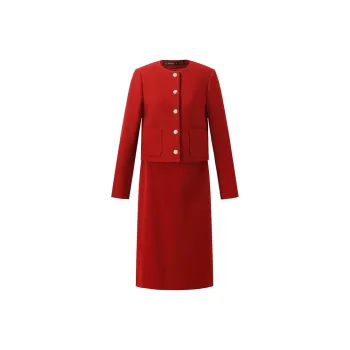 GOELIA Skirt Set Women's Pepper Red